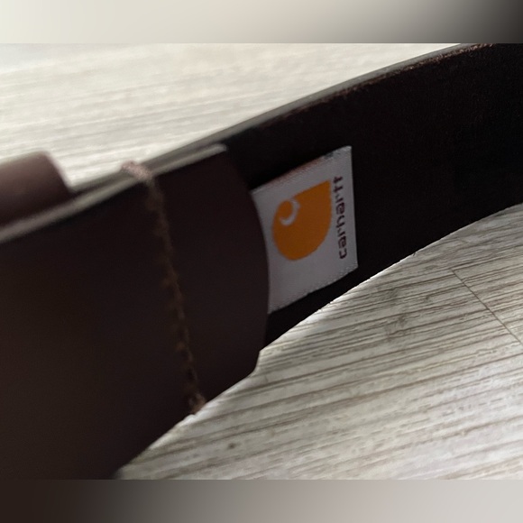 Carhartt 💪 SIZE 40 Genuine Leather Brown Belt || Men’s || EXCELLENT CONDITION - Picture 1 of 4